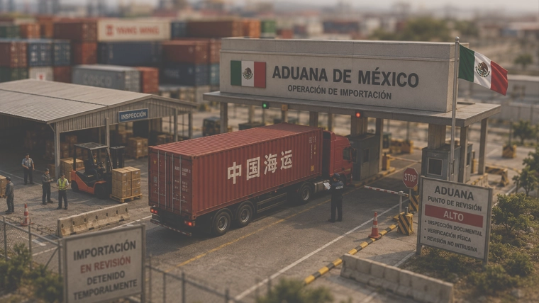 Embarque detenido o problema urgente en comercio exterior